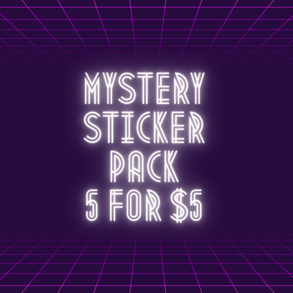 MYSTERY STICKER PACK (5 FOR $5)