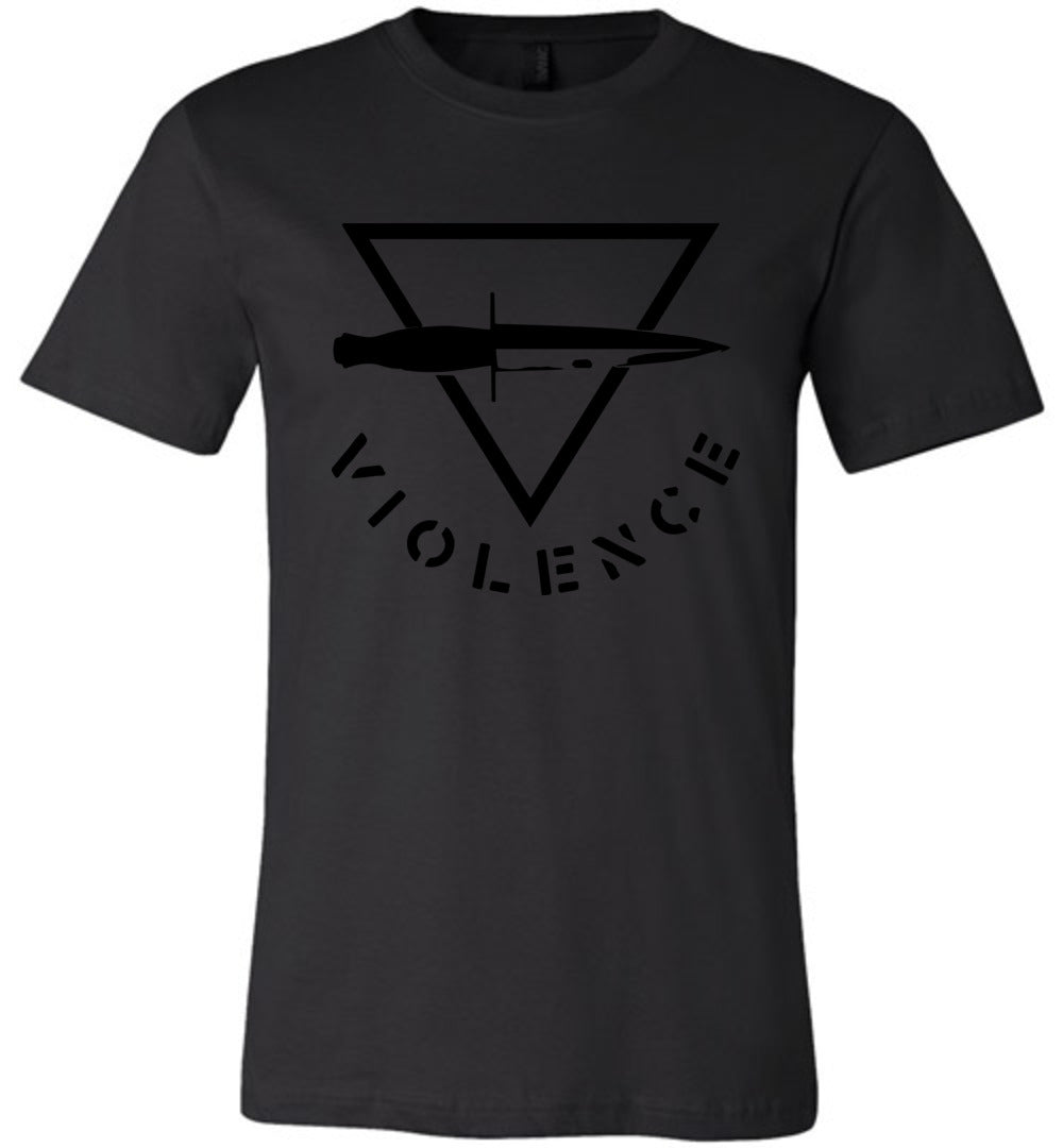 VIOLENCE SHIRT- BLACK PRINT