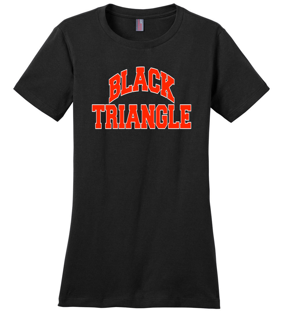 
                  
                    BLACK TRIANGLE VARSITY SHIRT
                  
                