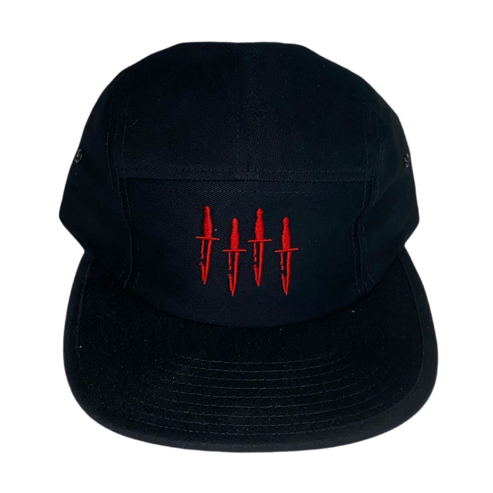 
                  
                    EMBROIDERED 5-PANEL HAT
                  
                